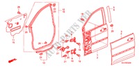 VOOR PORTIER PANELEN voor Honda ODYSSEY EXL 5 deuren 5-traps automatische versnellingsbak 2009