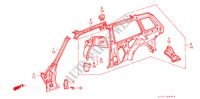 CHASSIS STRUKTUUR(5)(2DE) voor Honda ACCORD EX 3 deuren 4-traps automatische versnellingsbak 1988
