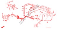 INSTALLATIEPIJP/SLANGEN (DOHC,PGM FI) voor Honda ACCORD 2.0I-16 4 deuren 5-versnellings handgeschakelde versnellingsbak 1988