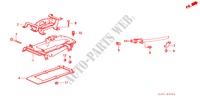 KEUZEHENDEL BEUGEL(AT) voor Honda ACCORD LX 4 deuren 4-traps automatische versnellingsbak 1988