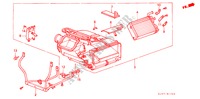 VERWARMINGSEENHEID voor Honda ACCORD EX-2.0I 4 deuren 4-traps automatische versnellingsbak 1988