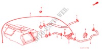 WATERKLEP/SLANG voor Honda ACCORD EX 4 deuren 5-versnellings handgeschakelde versnellingsbak 1988