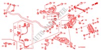 ACHTER ONDER ARM voor Honda LEGEND LEGEND 4 deuren 5-traps automatische versnellingsbak 2010