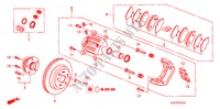 ACHTER REM(SCHIJF) voor Honda LEGEND LEGEND 4 deuren 5-traps automatische versnellingsbak 2008