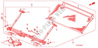 ACHTER ZONNEKLEP voor Honda LEGEND LEGEND 4 deuren 5-traps automatische versnellingsbak 2008