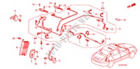 ANTENNE(LH) voor Honda LEGEND LEGEND 4 deuren 5-traps automatische versnellingsbak 2010