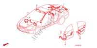 BEDRADINGSBUNDEL(LH)(4) voor Honda LEGEND LEGEND 4 deuren 5-traps automatische versnellingsbak 2010