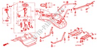 BRANDSTOF TANK voor Honda LEGEND LEGEND 4 deuren 5-traps automatische versnellingsbak 2009