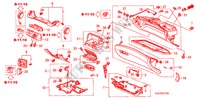 INSTRUMENTEN AFWERKING(LH) voor Honda LEGEND LEGEND 4 deuren 5-traps automatische versnellingsbak 2010