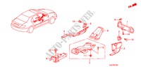 KANAAL(LH) voor Honda LEGEND LEGEND 4 deuren 5-traps automatische versnellingsbak 2010