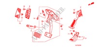 PEDAAL(LH) voor Honda LEGEND LEGEND 4 deuren 5-traps automatische versnellingsbak 2010