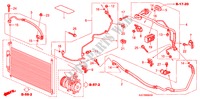AIRCONDITIONER(SLANGEN/PIJPEN)(DIESEL)(LH) voor Honda FR-V 2.2 EXECUTIVE 5 deuren 6-versnellings handgeschakelde versnellingsbak 2006