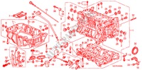 CILINDERBLOK/OLIEPAN (DIESEL) voor Honda FR-V 2.2 EXECUTIVE 5 deuren 6-versnellings handgeschakelde versnellingsbak 2009