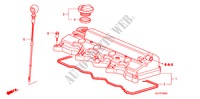 CILINDERKOP AFDEKKING (1.8L) voor Honda FR-V 1.8 COMFORT LIFE/S 5 deuren 6-versnellings handgeschakelde versnellingsbak 2009