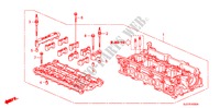 CILINDERKOP(DIESEL) voor Honda FR-V 2.2 COMFORT LIFE/S 5 deuren 6-versnellings handgeschakelde versnellingsbak 2009