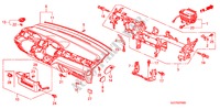 INSTRUMENTEN PANEEL(LH) voor Honda FR-V 2.0 EXECUTIVE 5 deuren 6-versnellings handgeschakelde versnellingsbak 2005