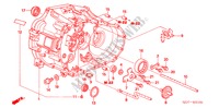 KOPPELINGKAST(DIESEL) voor Honda FR-V 2.2 COMFORT LIFE/S 5 deuren 6-versnellings handgeschakelde versnellingsbak 2009