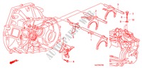 OVERSCHAKELVORK/OVERSCHAKELHOUDER (1.8L) voor Honda FR-V 1.8 EXECUTIVE 5 deuren 6-versnellings handgeschakelde versnellingsbak 2007