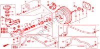 REM HOOFDCILINDER/HOOFDSPANNING(LH) voor Honda FR-V 1.8 EXECUTIVE 5 deuren 5-traps automatische versnellingsbak 2007