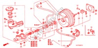 REM HOOFDCILINDER/HOOFDSPANNING(RH) voor Honda FR-V 2.0 SE-S 5 deuren 6-versnellings handgeschakelde versnellingsbak 2005