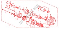 STARTMOTOR(DENSO) (1.8L) voor Honda FR-V 1.8 SE 5 deuren 5-traps automatische versnellingsbak 2007