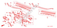 VOOR WISSER(RH) voor Honda FR-V 1.8 EX 5 deuren 6-versnellings handgeschakelde versnellingsbak 2009