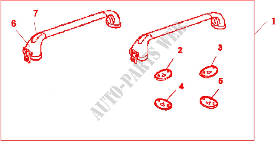 ALLESDRAGER (INCL. SLOTEN) voor Honda FR-V 1.7 COMFORT 5 deuren 5-versnellings handgeschakelde versnellingsbak 2006