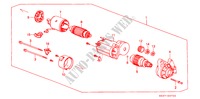 STARTMOTOR(DENSO)(1) voor Honda CONCERTO EX 5 deuren 4-traps automatische versnellingsbak 1990