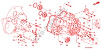 TRANSMISSIE BEHUIZING voor Honda CONCERTO 1.6I-16 5 deuren 4-traps automatische versnellingsbak 1993