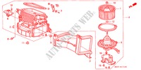 VERWARMING AANJAGER voor Honda CONCERTO 1.5I 5 deuren 4-traps automatische versnellingsbak 1993