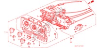 VERWARMING REGELAAR voor Honda CONCERTO DX 5 deuren 5-versnellings handgeschakelde versnellingsbak 1993