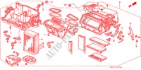VERWARMINGSEENHEID voor Honda CONCERTO 1.6I-16 5 deuren 5-versnellings handgeschakelde versnellingsbak 1993