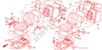 VOOR ZITTING( '91) voor Honda CONCERTO 1.6I-16 5 deuren 4-traps automatische versnellingsbak 1991