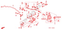 ACHTER ONDER ARM voor Honda CR-V DIESEL SE-E 5 deuren 6-versnellings handgeschakelde versnellingsbak 2005