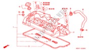 CILINDERKOP AFDEKKING voor Honda CR-V DIESEL SE-S 5 deuren 6-versnellings handgeschakelde versnellingsbak 2006