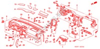 INSTRUMENTEN PANEEL(LH) voor Honda CR-V DIESEL EXECUTIVE 5 deuren 6-versnellings handgeschakelde versnellingsbak 2005