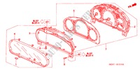 METER KOMPONENTEN(NS) voor Honda CR-V DIESEL ES 5 deuren 6-versnellings handgeschakelde versnellingsbak 2005