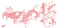 VOOR KAPPEN voor Honda CR-V DIESEL ES 5 deuren 6-versnellings handgeschakelde versnellingsbak 2005