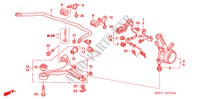 VOOR KNOKKEL/ VOOR ONDER ARM voor Honda CR-V DIESEL SE-S 5 deuren 6-versnellings handgeschakelde versnellingsbak 2006