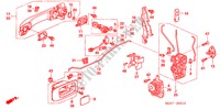 VOOR PORTIER SLOTEN/ BUITEN HENDEL(LH) voor Honda CR-V DIESEL EXECUTIVE      DPF 5 deuren 6-versnellings handgeschakelde versnellingsbak 2006