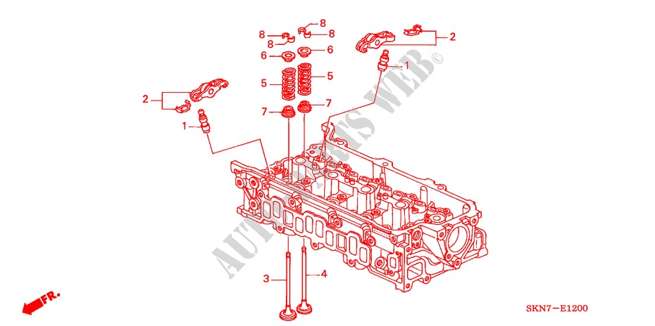 KLEP/ZWAAI ARM voor Honda CR-V DIESEL EXECUTIVE 5 deuren 6-versnellings handgeschakelde versnellingsbak 2005