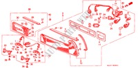 ACHTERLICHT(KU) voor Honda NSX NSX 2 deuren 5-versnellings handgeschakelde versnellingsbak 1994