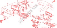 INSTRUMENTEN AFWERKING(RH) voor Honda NSX NSX 2 deuren 4-traps automatische versnellingsbak 1992