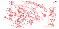 INSTRUMENTEN PANEEL(LH) voor Honda NSX NSX 2 deuren 4-traps automatische versnellingsbak 1992