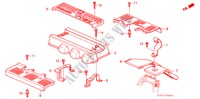 SPRUITSTUK AFDEKKING voor Honda NSX NSX 2 deuren 4-traps automatische versnellingsbak 1992