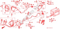 AIRCONDITIONER (SLANGEN/PIJPEN)(RH) voor Honda ACCORD COUPE 2.0I 2 deuren 4-traps automatische versnellingsbak 1993