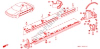 BESCHERMER voor Honda ACCORD COUPE 2.0I 2 deuren 5-versnellings handgeschakelde versnellingsbak 1993