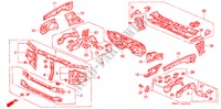CHASSIS STRUKTUUR(VOOR SCHOT) voor Honda ACCORD COUPE 2.0I 2 deuren 4-traps automatische versnellingsbak 1992