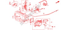 GAS HUIS voor Honda ACCORD COUPE 2.0I 2 deuren 4-traps automatische versnellingsbak 1992