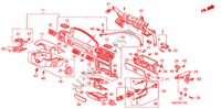 INSTRUMENTEN AFWERKING(LH) voor Honda ACCORD COUPE 2.0I 2 deuren 5-versnellings handgeschakelde versnellingsbak 1993